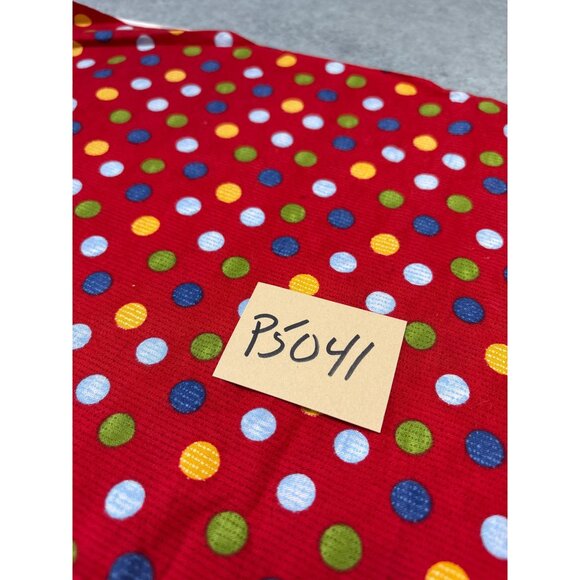 Red Polka Dot Cotton Fabric 1/2 yard x 40" Colorful Pattern Quilting Crafting Su - Picture 4 of 5